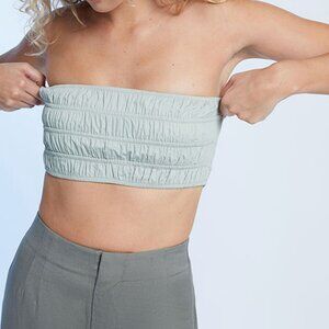 LA Hearts Ruched Tube Top